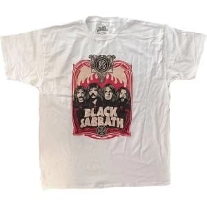 Black Sabbath - Faces Unisex X-Large T-Shirt - White