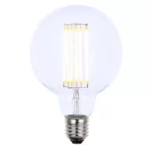 Casa 6W LED Globe Es Filament Light Bulb, Clear