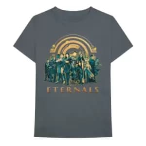 Marvel Comics - Eternals Heroes Unisex XX-Large T-Shirt - Grey
