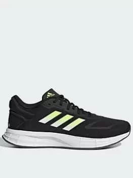 adidas Duramo 10, Black/Yellow, Size 10, Men