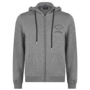 Paul And Shark Zip Through Hoodie - Grey 931
