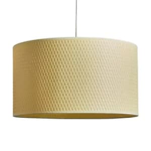 XL Leno Ochre Weave Pendant Shade