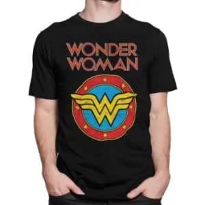 Wonder Woman Vintage Logo Unisex T-Shirt Ex Large