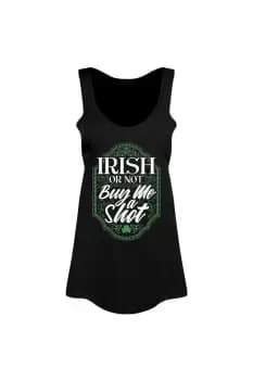 Irish Or Not Buy Me A Shot St Patricks Day Vest Top