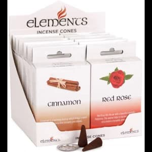 12 Packs of Elements Incense Cones Miixed Fragrances