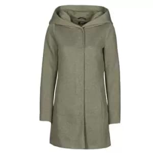 Only ONLSEDONA LIGHT womens Coat in Kaki - Sizes S,M,L,XS