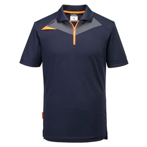 Portwest DX4 Short Sleeve Polo Shirt DX410DNRXL Colour: Dark Navy