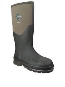 Muck Boots Chore Classic Steel Welly - Moss, Moss, Size 10, Men