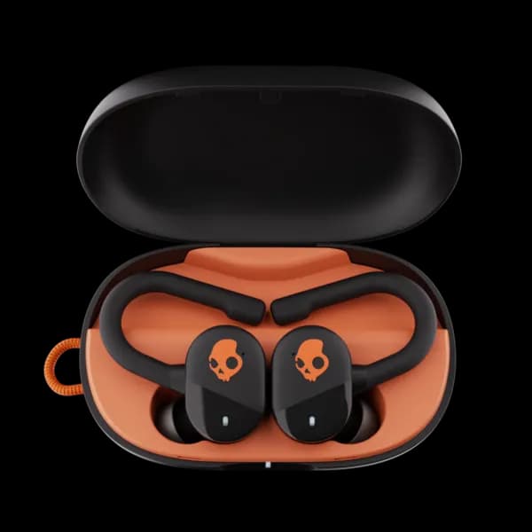 Skullcandy Push Play True Wireless In-Ear Headphones - Black / Orange