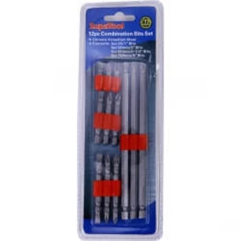 SupaTool Drill/Driver Bits 12 Piece