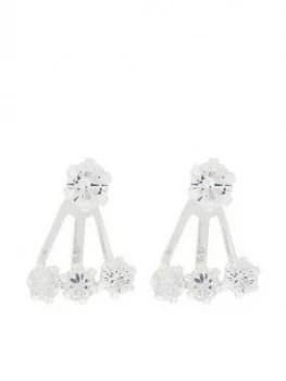 Accessorize St Sparkle Ear Jacket - Crystal