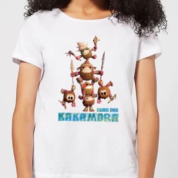 Moana Fear The Kakamora Womens T-Shirt - White - M
