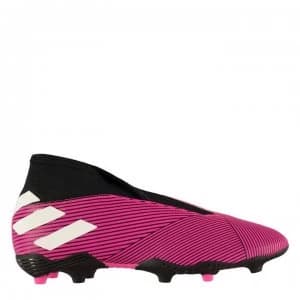 adidas Nemeziz 19.3 Laceless Junior FG Football Boots - ShockPink/Black