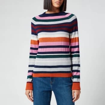 Paul Smith Womens Knitted Pullover Crew Neck Jumper - Multi - M