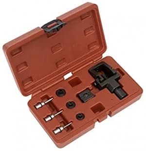 Sealey MS025 Heavy-Duty Motorcycle Chain Splitter & Riveting Tool Set