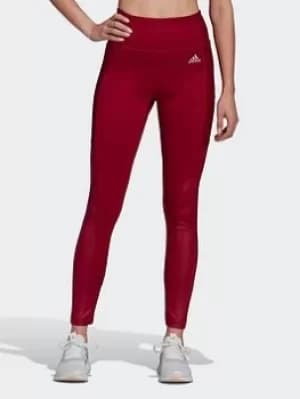 adidas X Zoe Saldana Sport Leggings, Red Size XL Women