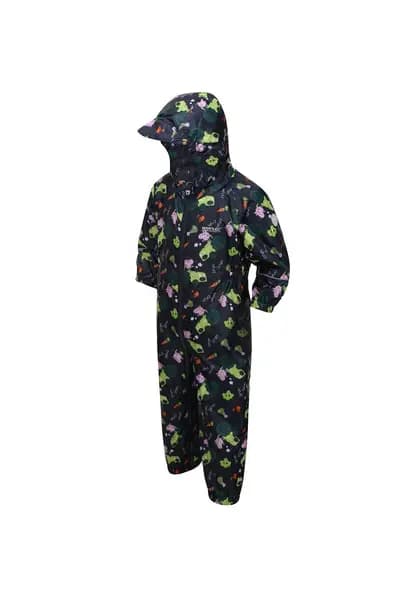 Regatta 'Peppa Pobble' Waterproof Isolite 5,000 Outdoor Puddlesuit Dark Navy