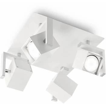 Ideal Lux Lighting - Ideal Lux Mouse - 4 Light Ceiling Light White