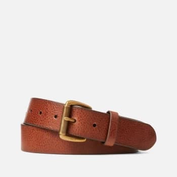 Polo Ralph Lauren Mens Vegan Leather Pp Belt - Brown - W32