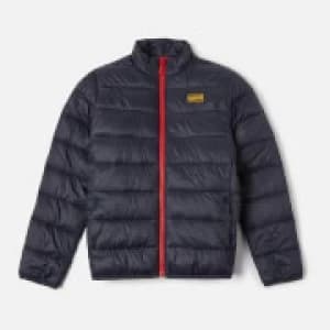 Barbour International Boys' Reed Quilted Jacket - Navy/Lava - L