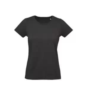 B&C Womens/Ladies Inspire Plus Tee (2XL) (Black)