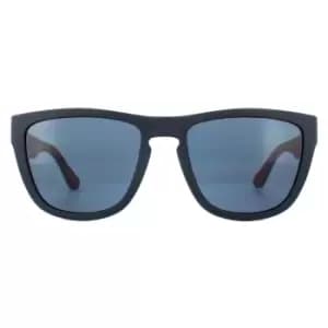 Square Blue Blue Sunglasses