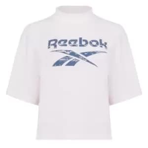 Reebok Neck T-Shirt Womens - Pink