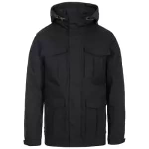 Trespass Mens Rainthan Waterproof Jacket (S) (Black)