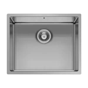Single Bowl Undermount Chrome Stainless Steel Kitchen Sink - Enza Yara