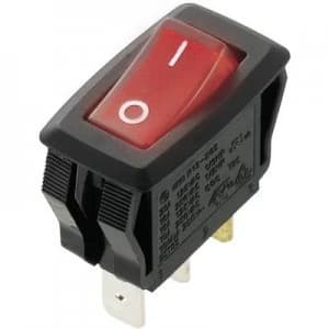 SCI Toggle switch R13 205B 01 250 V AC 16 A 1 x OffOn latch