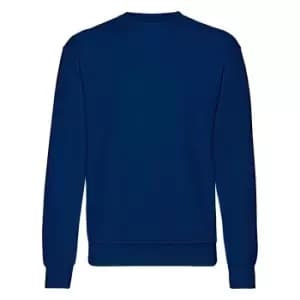 Fruit Of The Loom Mens Set-In BelcoroA Yarn Sweatshirt (M) (Navy)