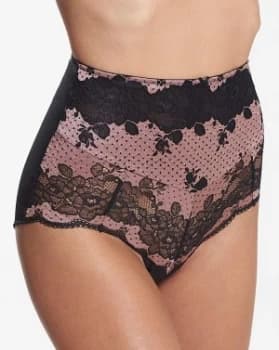 Panache Clara HiWaist Taupe/Black Briefs