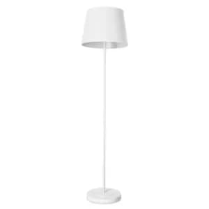 Michigan 1 Light Floor Lamp White, E27