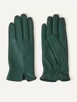 Accessorize Touchphone Luxe Leather, Green, Size M/L, Women