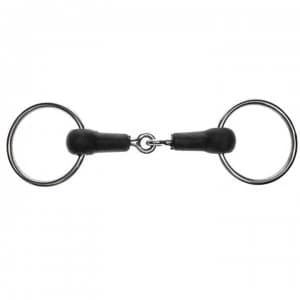 Korsteel Hard Rubberb Jointed Loose Ring Snaffle