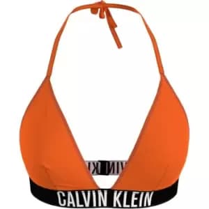 Calvin Klein Triangle Bikini Top - Orange