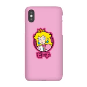 Nintendo Super Mario Peach Kanji Phone Case - iPhone X - Snap Case - Gloss