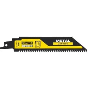 DEWALT Demolition Carbide Reciprocating Sabre Saw Blades Metal 152mm Pack of 1