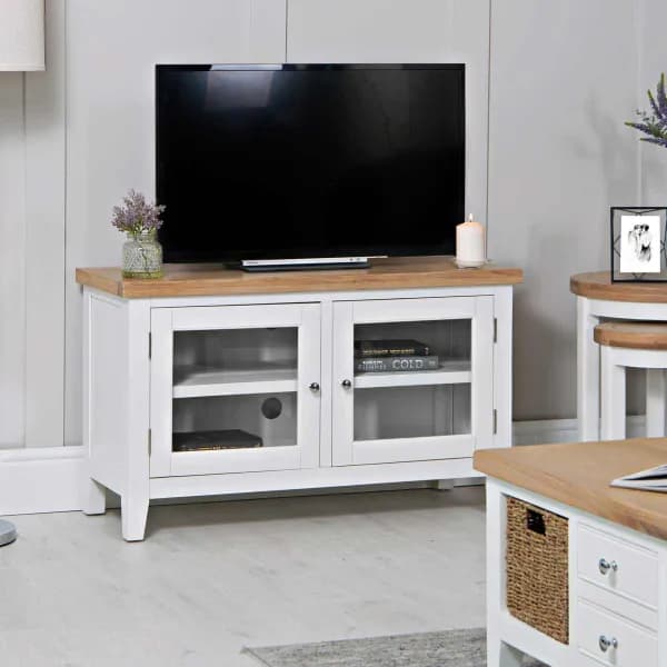 K Living Lina Standard TV Unit White