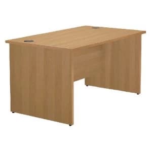 Jemini Oak 1200mm Panel End Rectangular Desk KF838085