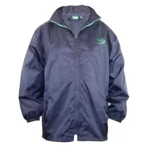 Duke Mens Zac Kingsize D555 Packaway Weather Proof Rain Jacket (3XL) (Navy)