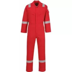 Portwest FR50 Red Sz 5XL Regular Flame Resistant Anti-Static Boiler Suit Coverall Overall