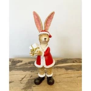 Christmas Rabbit With Gift