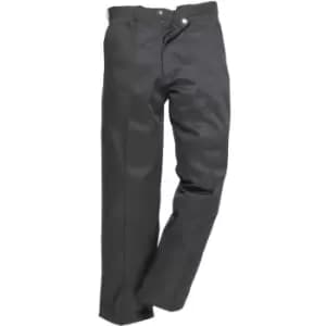 Portwest Mens Preston Workwear Trousers (2885) / Pants (38 x Long) (Black) - Black