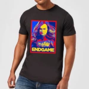 Avengers Endgame Captain Marvel Poster Mens T-Shirt - Black