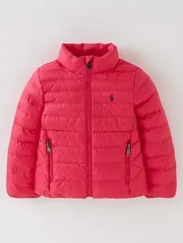 Ralph Lauren Girls Classic Padded Jacket - Pink, Size 12-14 Years=L, Women