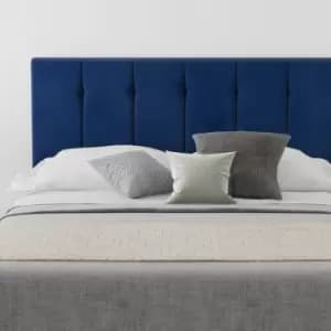 Hepburn Upholstered Headboard, Plush Velvet, Navy - Headboard 60cm Size Double (135x200)