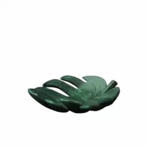 Leaf Trinket Dish Green 3.5cm