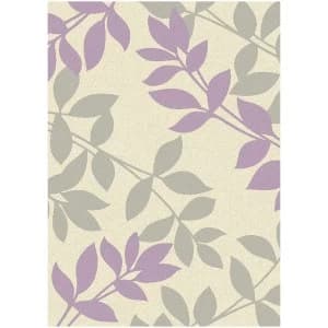 Asiatic Focus Rug - 150 x 80cm - Mauve Leaf