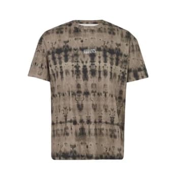 AllSaints Tied Up Short Sleeve Crew - STORMY LILAC